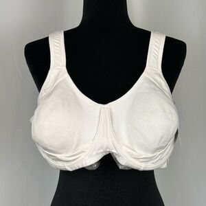 Comfort Choice White Out Wire Bra Size 46B Plus Size Comfort Support NWT